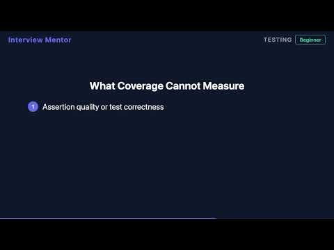 What Is Code Coverage? (And Why 100% Isn't Enough)