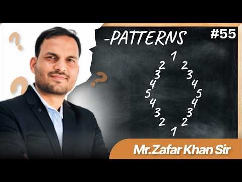 55.Python Number Pattern Program Explained by Zafar Sir