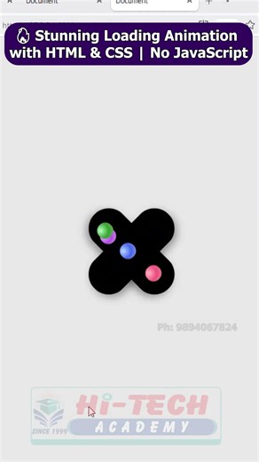 🔥 Stunning Loading Animation with HTML & CSS No JavaScript
