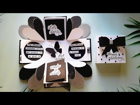 How to a make an explosion Box | Explosion Box for Birthday | Explosion Box Making Idea | Tutorial