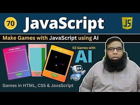 Create a Game in HTML, CSS, and JavaScript – Make Fun Games with JavaScript & AI 🎮 - Class 70