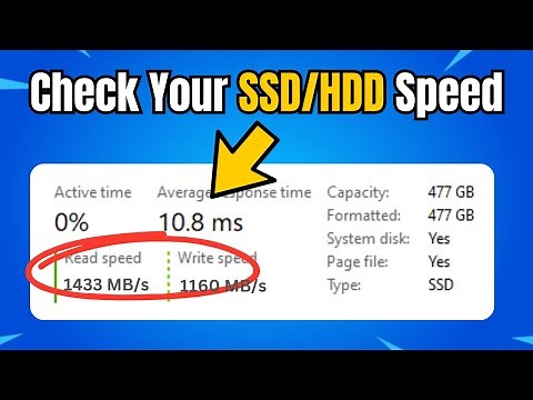 Check your SSD or HDD Speed🚀 in Windows 10/11 with CMD (SSD Performance)
