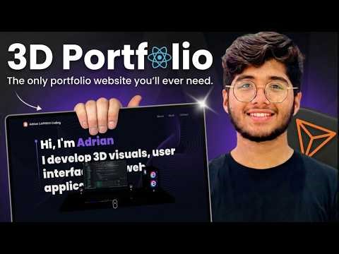 Build a 3D Portfolio Website with React & Three.js | Full Tutorial