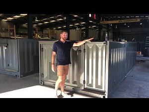 How to make shipping container pool