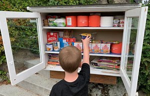 With Washington libraries closed due to coronavirus, Little Free Libraries in Seattle have gained new life