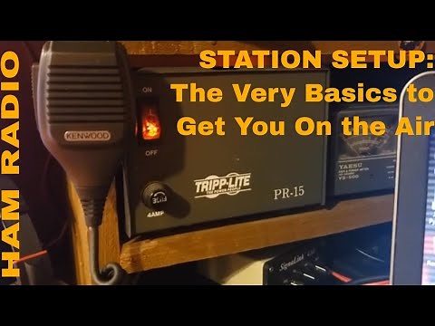 Ham Radio Basics: Station Setup VHF/UHF/HF Radios and more.