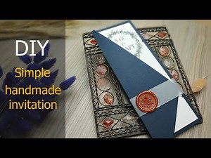 How to make simple handmade invitation card