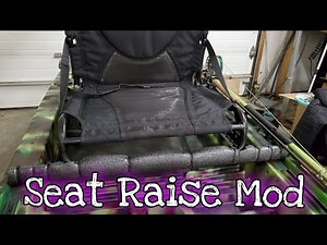 The Ascend 12t Kayak Build Ep. 1: Seat Raise Modification for Easier Fishing and Paddling