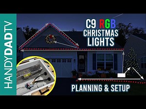 LED Christmas Lights - Planning and Setup