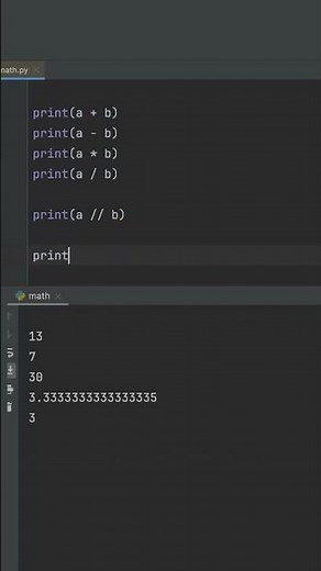 Basics of Math in Python