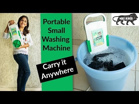 Smallest Washing Machine, Bucket Washing Machine , Carry & Use Anywhere | Made in India