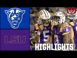Georgia State Panthers vs. LSU Tigers | Full Game Highlights