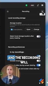 How to Record Video and Audio on Zoom? 🤔 #tutorial