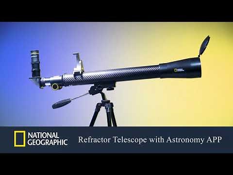 National Geographic StarApp50- 50mm Refractor Telescope w/ Astronomy APP