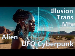 UFO Cyberpunk👽 Alien/🪐 Illusion Trans Mix /Techno Trance#ai#cyberpunk#techno#music #fantastic#trance