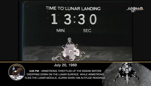 Historic Apollo 11 Moon Landing Footage