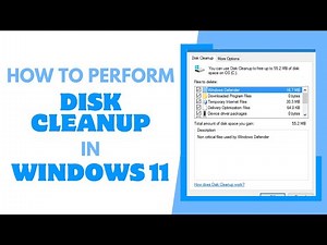 How to Perform Disk Cleanup in Windows | Free Up Space Easily