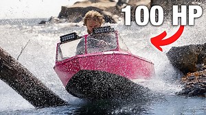 World's Smallest Jet Boat VS Rough Water!