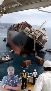 Cargo Ship Capsizes at Sea! Tough Rescue Efforts Begin! #MaritimeRescue #ShipCapsize | sunshine101