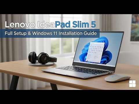Lenovo IdeaPad Slim 5 – Full Setup & Windows 11 Installation Guide