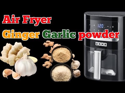 How to Make Ginger Powder & Garlic Powder in an Air Fryer | Easy Homemade Spice Recipe