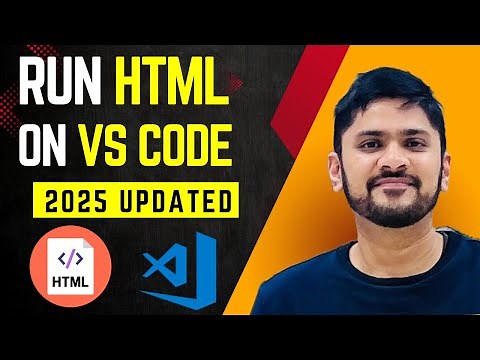 How to Setup HTML on Visual Studio Code (Updated 2025)