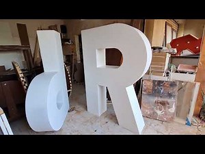 como hacer letras gigantes asi las hago yo