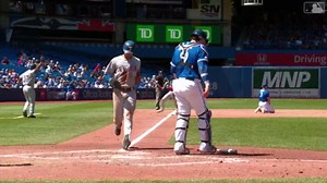 Santana's 2-run double