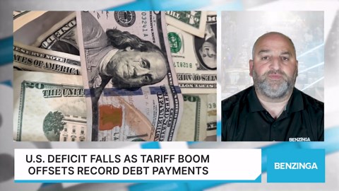 U.S. Deficit Falls As Tariff Boom Offsets Record Debt Payments