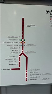 Can you spot the Mistake? (MBTA Red Line Map)