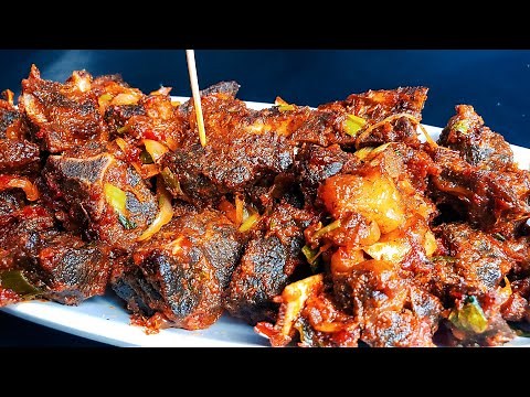 The Perfect SPICY Goatmeat Recipe| Peppered Goatmeat