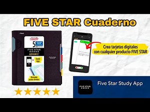✨Five Star Cuaderno de 5 Materias | Cómo Digitalizar tus Notas, Diseño y Pruebas de Transparencia