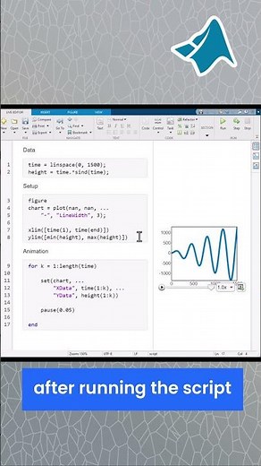 Quick Tip - Creating an animation using a for loop in a live script?