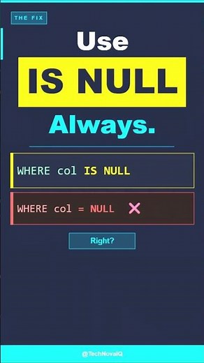 NULL vs 0 in SQL — Most Devs Wrong #sqlnull #nullhandling #sqlmistakes #sqltips