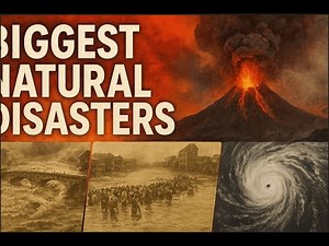 ⚡ Top 6 Biggest Natural Disasters Ever Recorded | Shocking History of Destruction