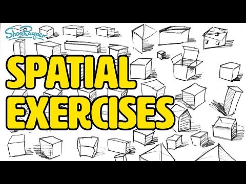 Improve your 3d drawing visualisation skills with these easy drawing exercises