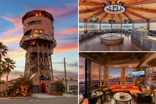 This $5.5M home was built in a former water tower — and it’s one of the tallest residences in the US