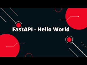 Python FastAPI Tutorial #3 FastAPI - Hello World Building Your First FastAPI App