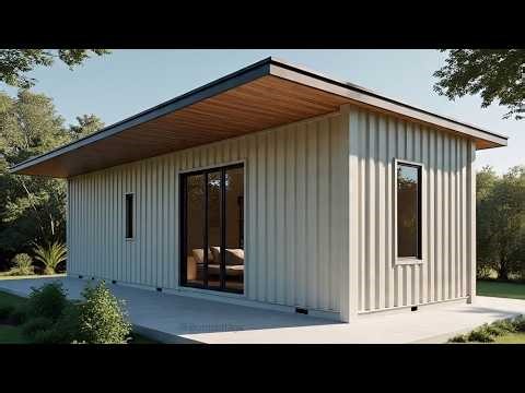 Shipping Container House - Cozy Off Grid Living