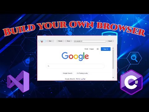 Make you own browser in 6 minutes using visual studio