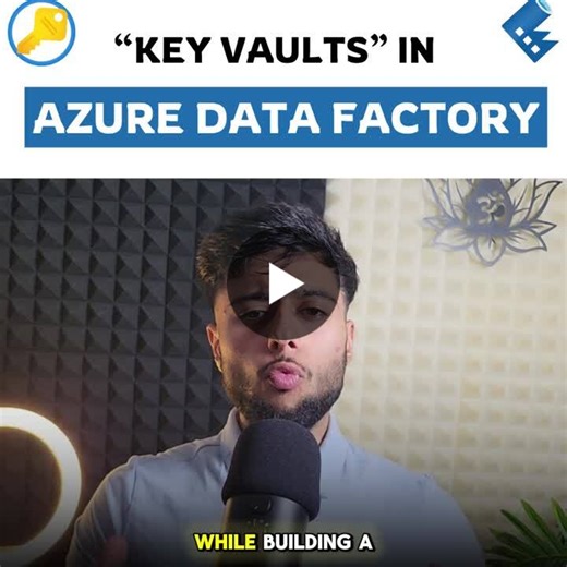 If you’re working with Azure Data Factory, you really shouldn’t skip this powerful piece - Key Vault. Hard-coding passwords, tokens, or connection strings might work at first… but it never scales… | Ansh Lamba