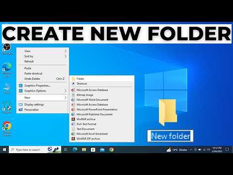 How to Create a Folder in Windows 10