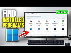 How To See All Installed Programs On Windows 11 | Full Guide