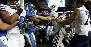 Miami Beach Bowl ends in free-for-all brawl by some BYU and Memphis players