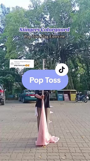 Stingers Colorguard Pop Toss Exercises Tutorial