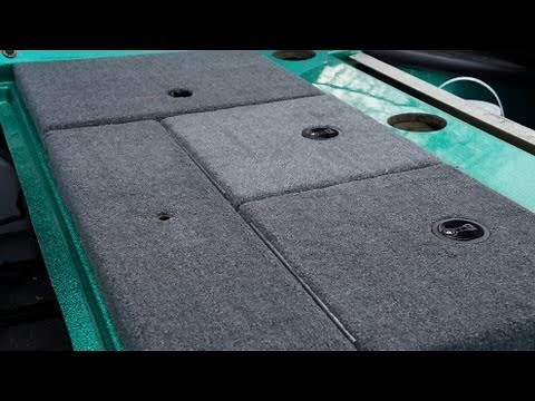 Bass Boat Carpet Replacement - How To - Part II - Storage Compartment Lids