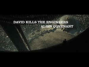 Alien Covenant | David Kills the Alien Engineers - HD1080p