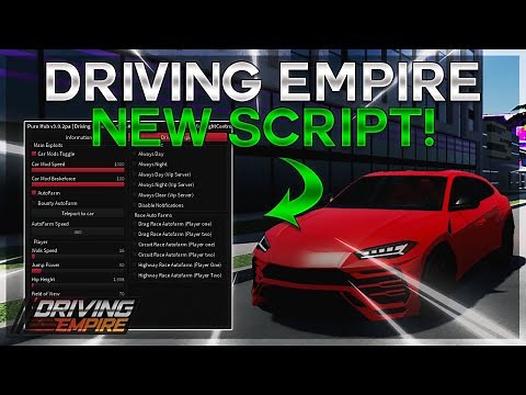 🚗Driving Empire🚗 SCRIPT/GUI | AUTOFARM + INF MONEY *2022* (Showcase) (Pastebin) | Roblox