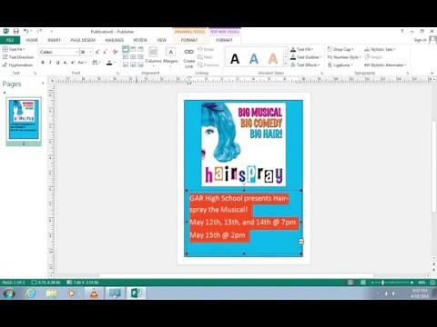 How to Create a Poster in Publisher