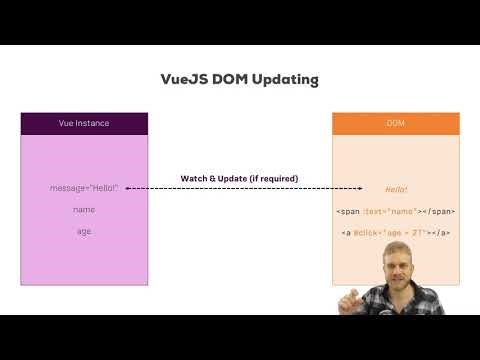 05 Understanding the VueJS Instance - 073 How VueJS Updates the DOM